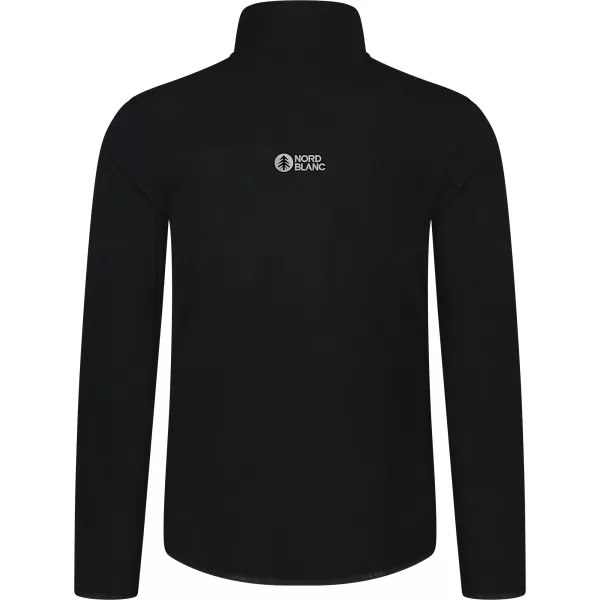  Hanorac ușor pentru bărbați din fleece NORDBLANC QUARRY NBSFM8372 NEGRU 