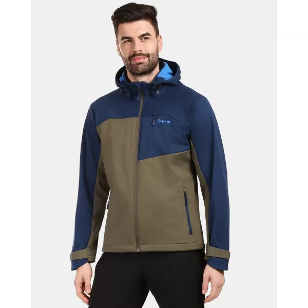  Jachetă softshell pentru bărbați KILPI ONTAVIO-M 1M0112KI KAKI 