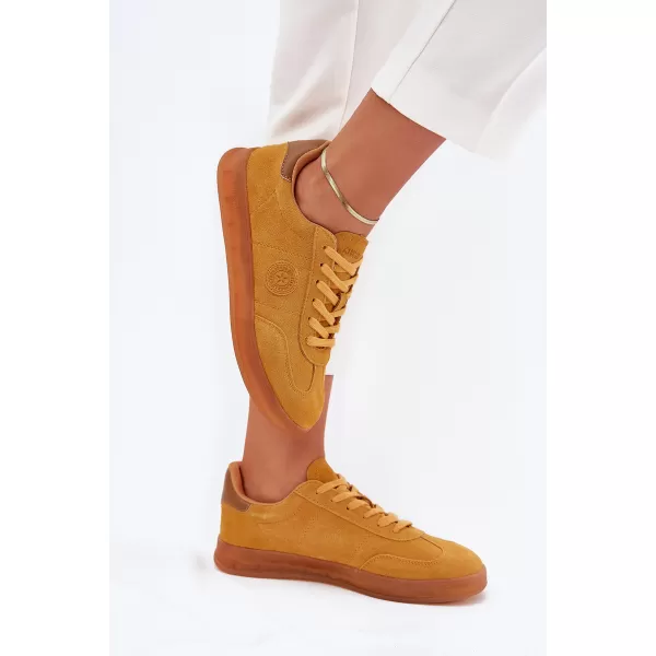  Adidași de damă BIG STAR SHOES RR274846 GALBEN/AURIU 