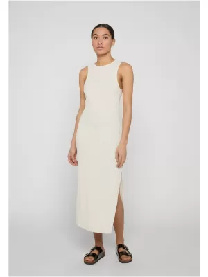 Rochie URBAN CLASSICS TB8276 ALB/NISIP