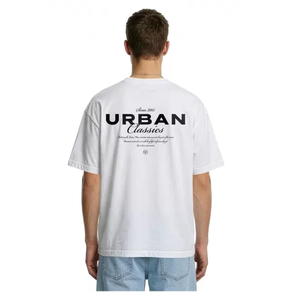  Tricou pentru bărbați URBAN CLASSICS TB8665 ALB 