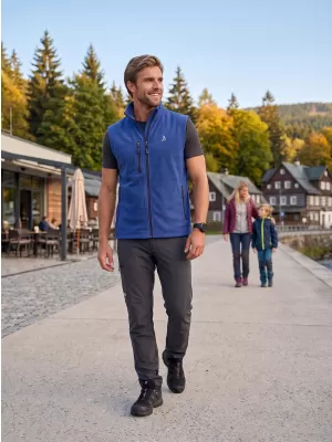Vestă din lână pentru bărbați ALTISPORT ALM002525 ALBASTRU REGAL