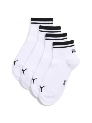 Șosete PUMA UNISEX HERITAGE QUARTER 2P ALB