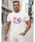 Tricou pentru bărbați DSTREET NX0136R-WH ALB