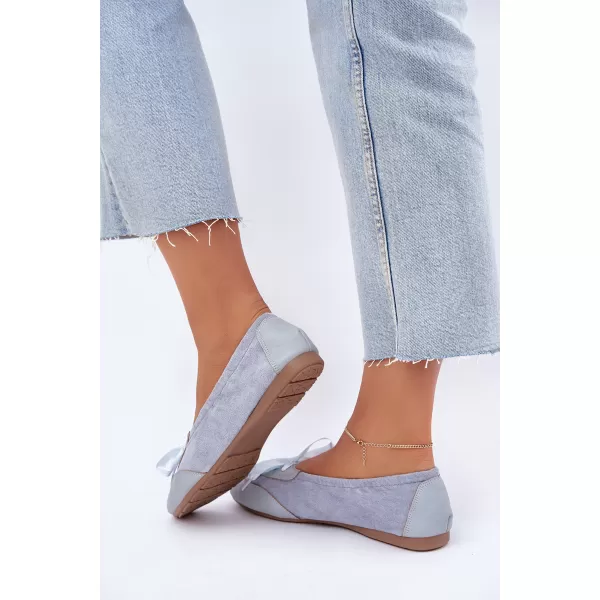  Balerini de dama BOTO 8531 ALBASTRU 