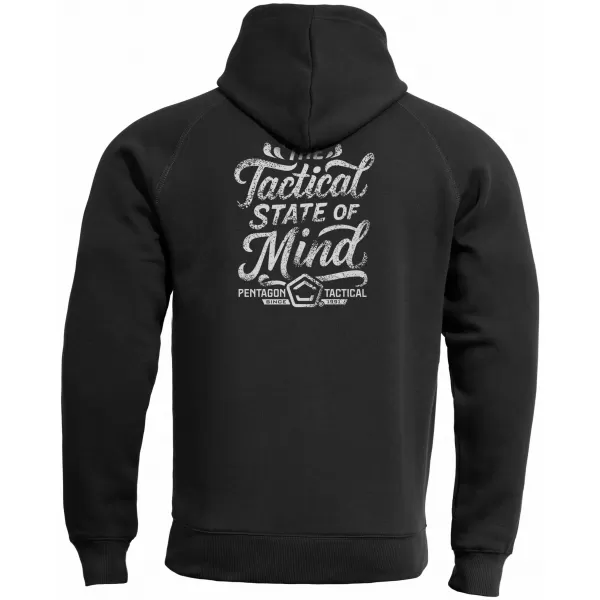  Hanorac pentru bărbați PENTAGON PHAETON HOOD STATE OF MIND K09021-ST NEGRU 
