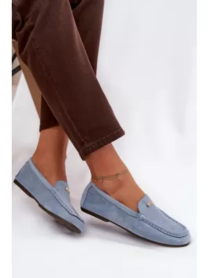 Mocasini de dama BOTO QQ-273 ALBASTRU