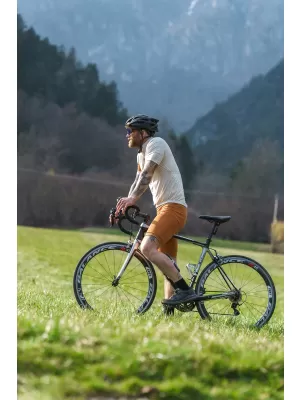 Pantaloni scurți de ciclism pentru bărbați NORDBLANC LEADING NBSPM8082 MARO