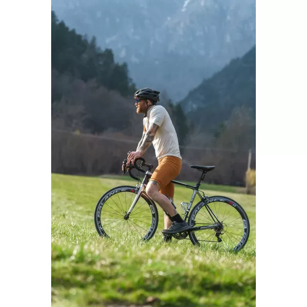 Pantaloni scurți de ciclism pentru bărbați NORDBLANC LEADING NBSPM8082 MARO 