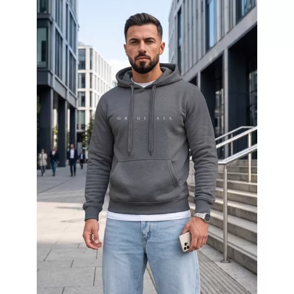  Hanorac pentru bărbați DSTREET NX5151BX-05-09 GRI ÎNCHIS 