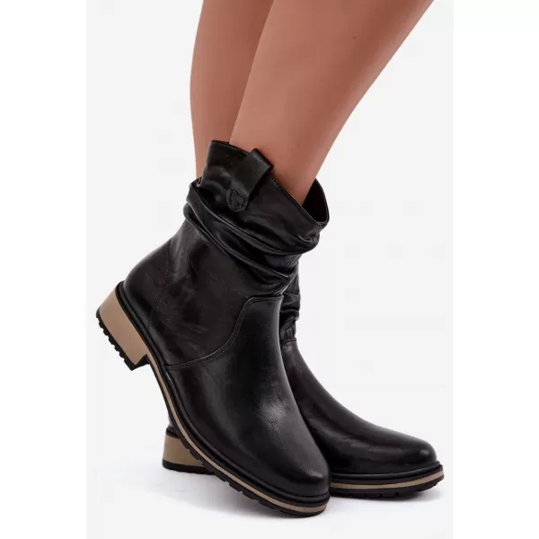 Cizme de dama BOTO ASA295-1 NEGRU 