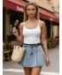 Pantaloni scurți de damă DSTREET SY0479 ALBASTRU