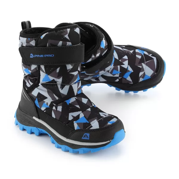  Oameni de zăpadă de iarnă pentru copii ALPINE PRO BERNO ALBASTRU STRĂLUCITOR 