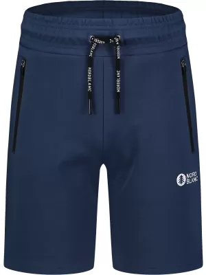 Pantaloni scurți din bumbac pentru bărbați NORDBLANC RELAXEDFIT NBSPM8254 ALBASTRU