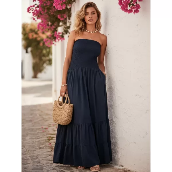 Rochie DSTREET EY2668 ALBASTRU ÎNCHIS 