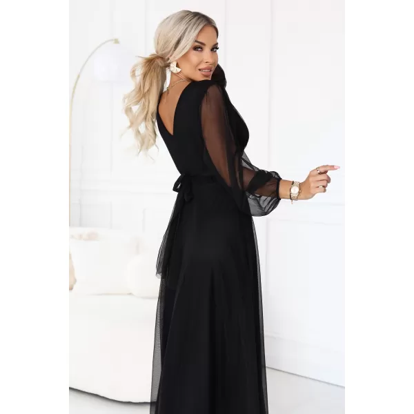  Rochie NUMOCO NERISSA 684-4 NEGRU 