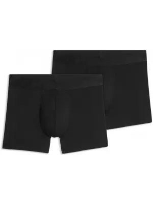 Boxeri pentru bărbați PUMA MEN SHINE ELASTIC BOXERS 2P 94780602 NEGRU