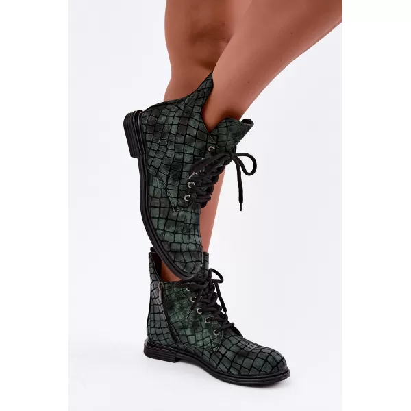  Botine de dama ARTIKER 55C1325 VERDE/NEGRU 