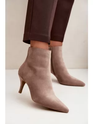 Botine de dama BOTO 2905A-1 BEJ