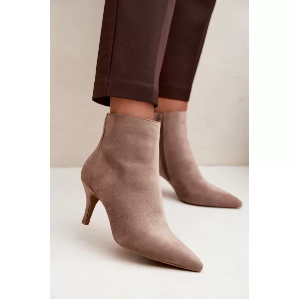  Botine de dama BOTO 2905A-1 BEJ 