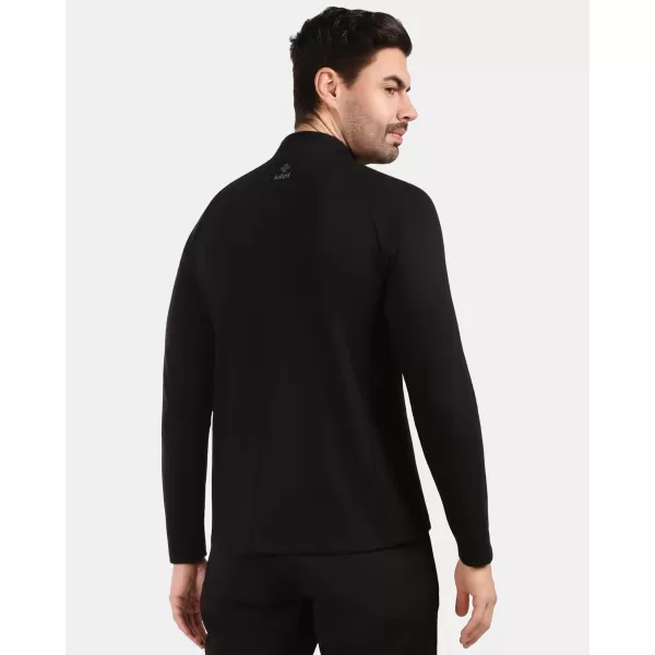  Hanorac pentru bărbați din fleece KILPI MONTALE-M 1M0203KI NEGRU 