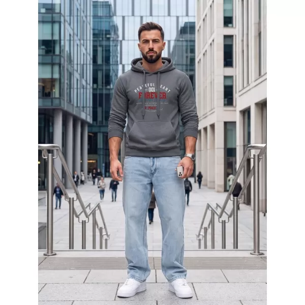  Hanorac pentru bărbați DSTREET NX5150BX-05-09 GRI ÎNCHIS 