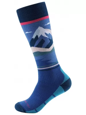 Ciorapi sport pentru genunchi ALPINE PRO MEDE LILIAC DESCHIS