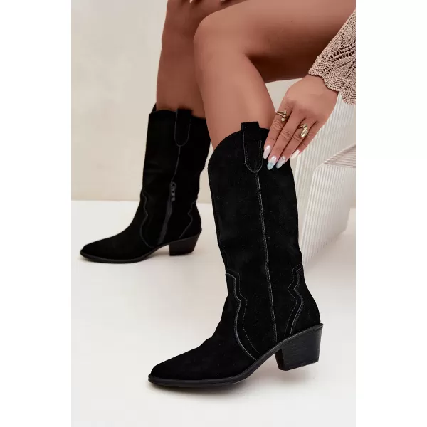  Cizme de dama BOTO 5312 NEGRU 