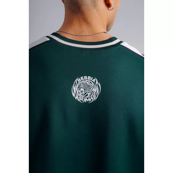  Tricou supradimensionat NEBBIA PRIMAL 869 VERDE ÎNCHIS 