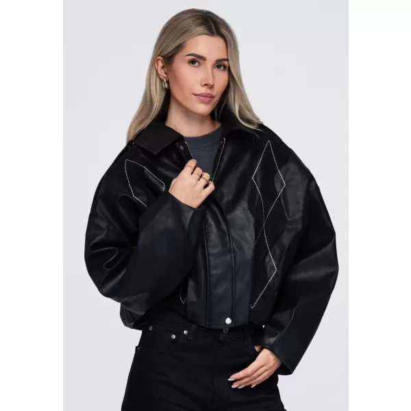  Geaca de dama OMBRE OW-JT-E0004 NEGRU 