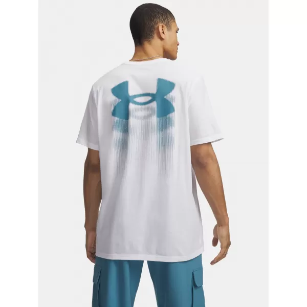  Tricou pentru bărbați UNDER ARMOUR M BLUR LOGO SS 6009245-100 ALB 