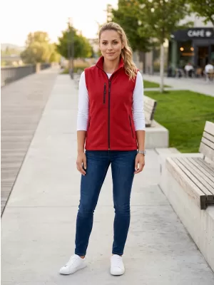 Vesta de dama fleece MALFINI EXIT W-525 ROŞU