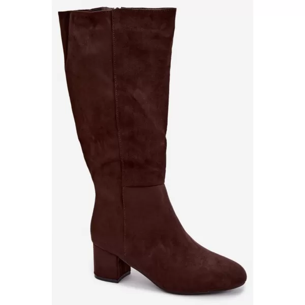  Cizme de dama S.BARSKI HY62-8131 CIOCOLATĂ 