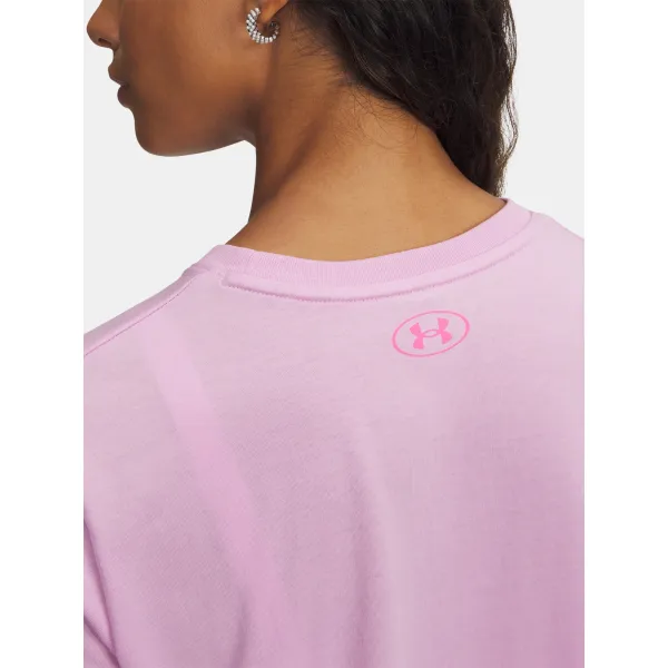  Tricou de damă UNDER ARMOUR UA W VARSITY SS 6010592-669 ROZ 