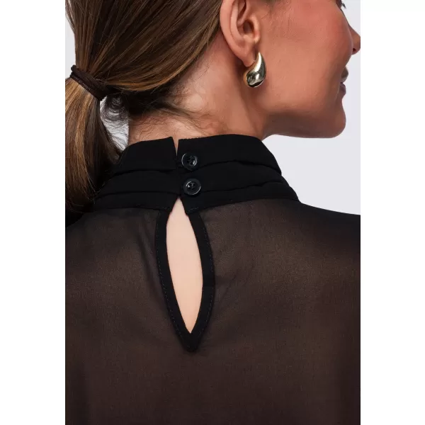  Bluza de dama OMBRE OW-TS-E0085 NEGRU 