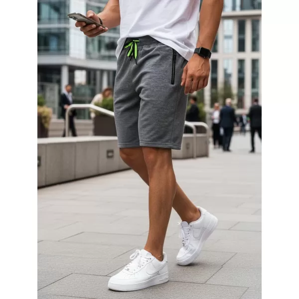  Pantaloni scurți pentru bărbați DSTREET SX2263 GRI ÎNCHIS 
