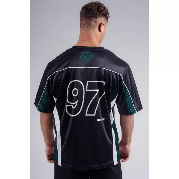  Tricou supradimensionat din jerseu 97 NEBBIA PRIMAL 885 NEGRU 