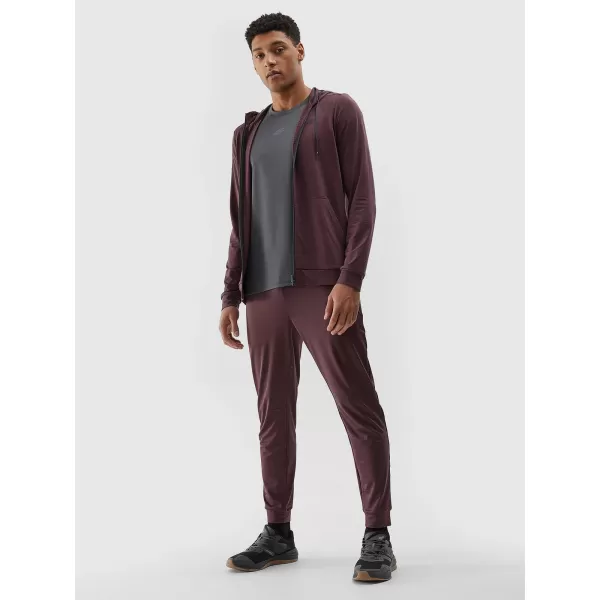  Pantaloni pentru bărbați 4F WAW25TTROM1251 MARO ÎNCHIS 
