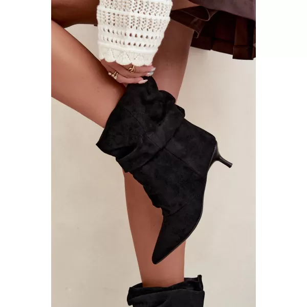  Botine de dama BOTO 7100 NEGRU 