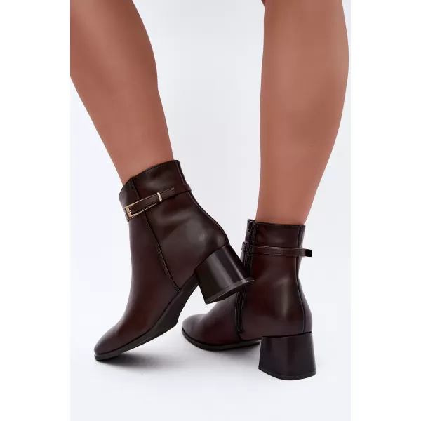  Pantofi de dama SERGIO LEONE BT-34-S MARO ÎNCHIS 