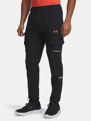 Pantaloni sport pentru bărbați UNDER ARMOUR TECH UTILITY WOVEN PANT 6004966-003 NEGRU