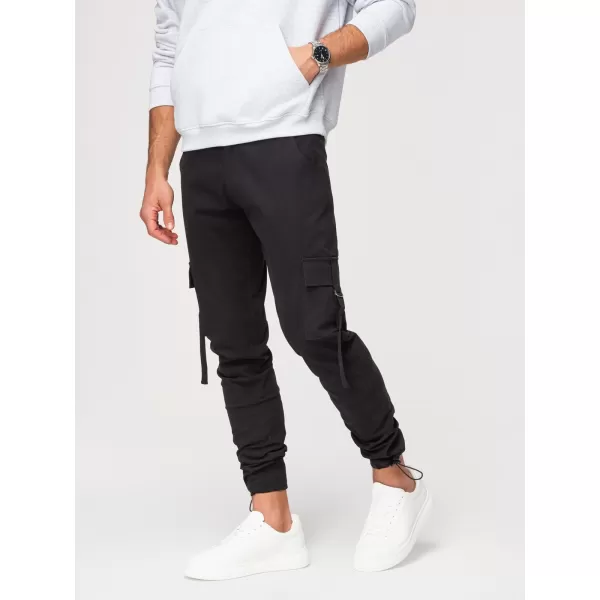  Pantaloni pentru bărbați OMBRE P1516 NEGRU 