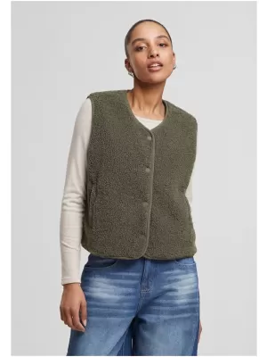 Vesta de dama URBAN CLASSICS TB8011 MĂSLINE PALID