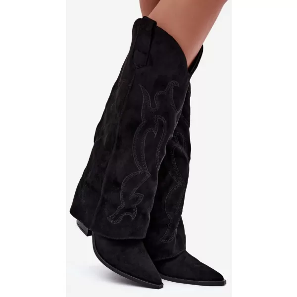  Cizme de dama BOTO 2588A NEGRU 