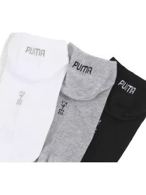 Șosete PUMA UNISEX SNEAKER PLAIN 3P 93862417 GRI/ALB/NEGRU