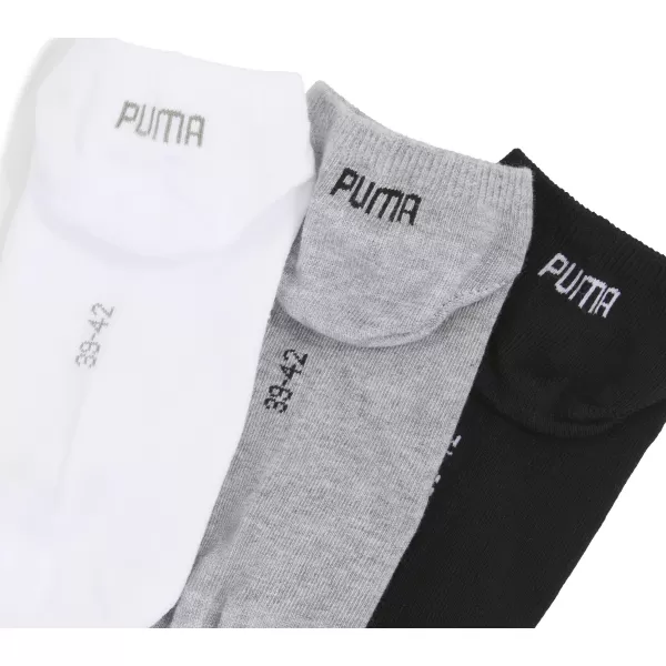  Șosete PUMA UNISEX SNEAKER PLAIN 3P 93862417 GRI/ALB/NEGRU 