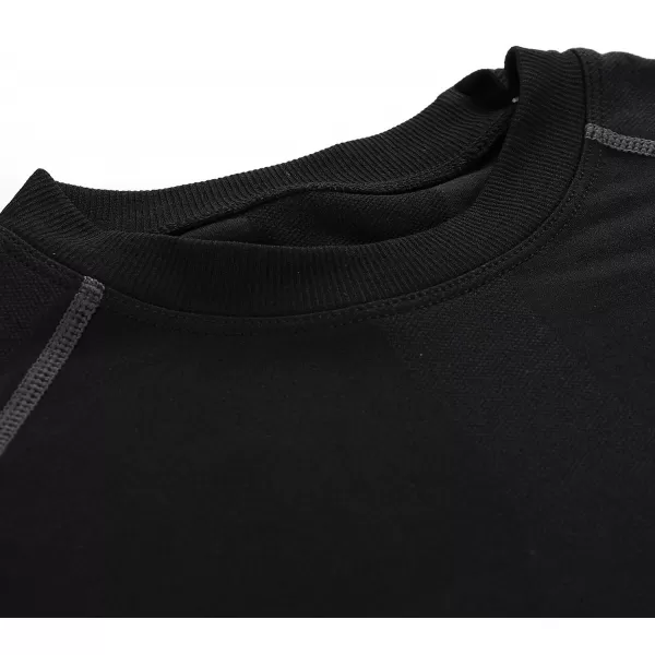  Tricou funcțional pentru copii ALPINE PRO AMBOSO NEGRU 