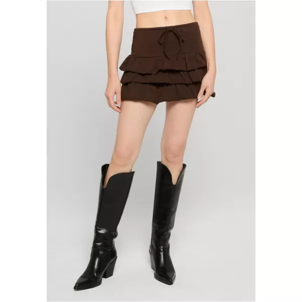  Fusta de dama URBAN CLASSICS TB7506-00075 MARO 