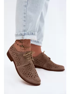 Botine de dama ZAZOO 4156/HOGL BEJ