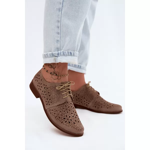  Botine de dama ZAZOO 4156/HOGL BEJ 